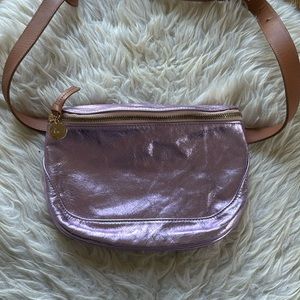 Clare V- metallic Fanny crossbody
